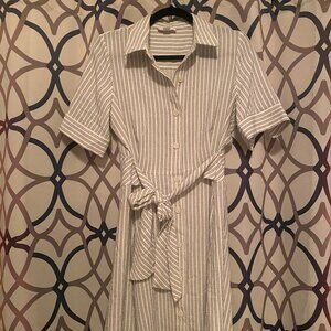 Calvin Klein Striped T-shirt Dress- S/M